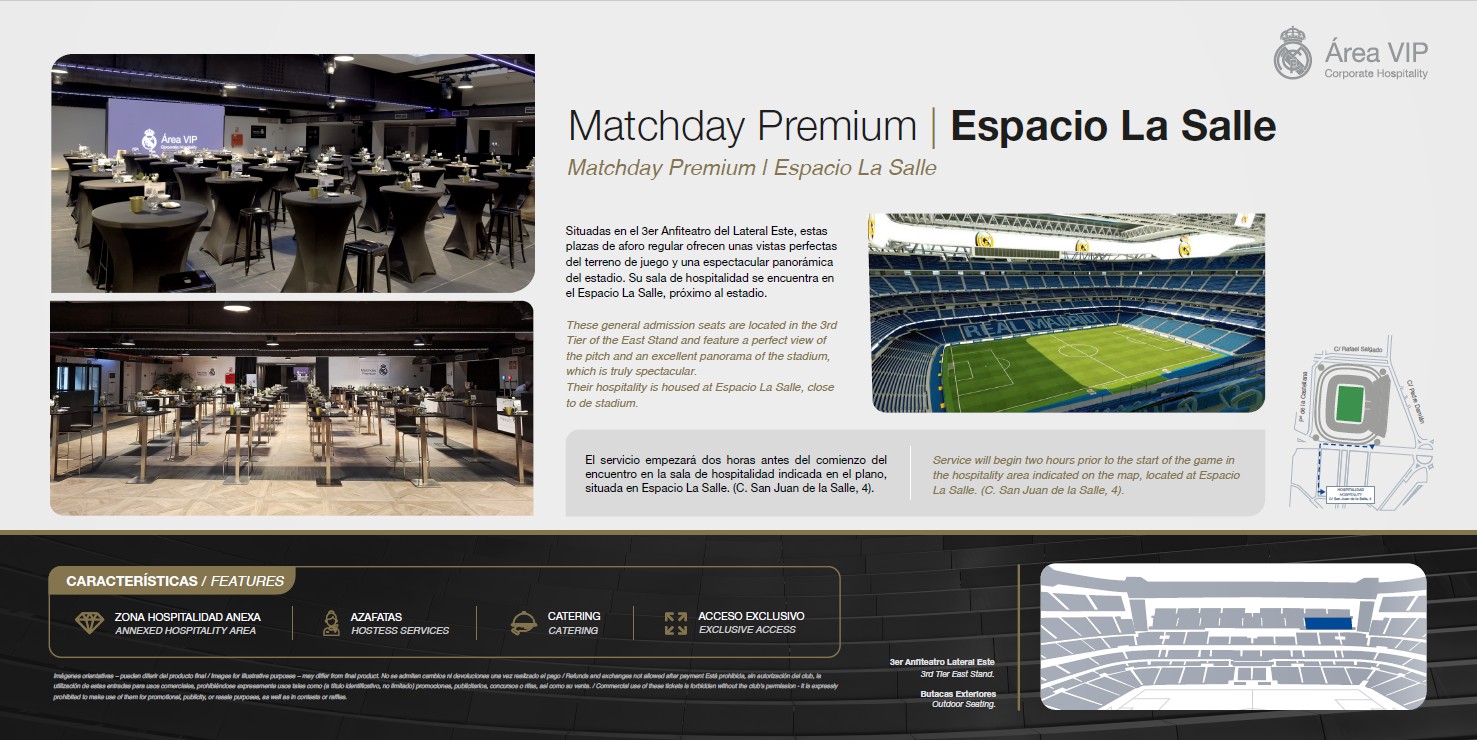 Matchday Premium entradas